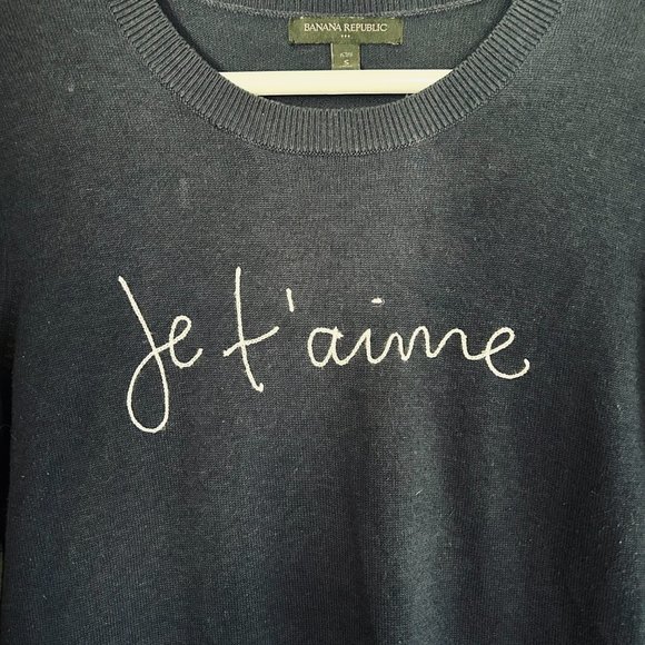 Banana Republic Navy Sweater - Picture 3 of 3